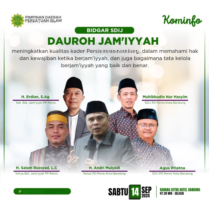 Dauroh Jamiyyah SDIJ PD PERSIS Kabupaten Labuhanbatu
